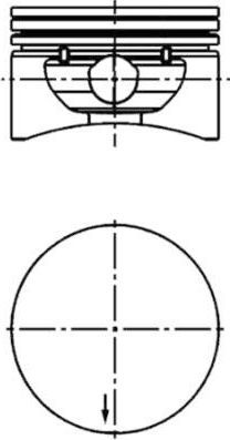 Поршень Kolbenschmidt для Opel Combo C 2001-2011. Артикул 40380620