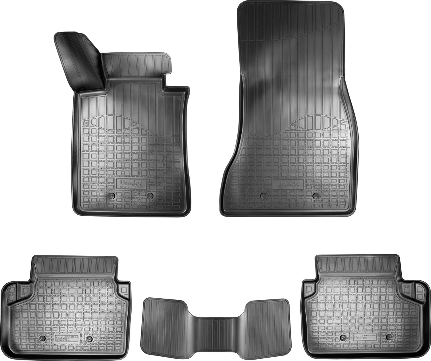 Коврики 3D Норпласт для салона BMW 5 G30 2016-2023. Артикул NPA11-C07-160