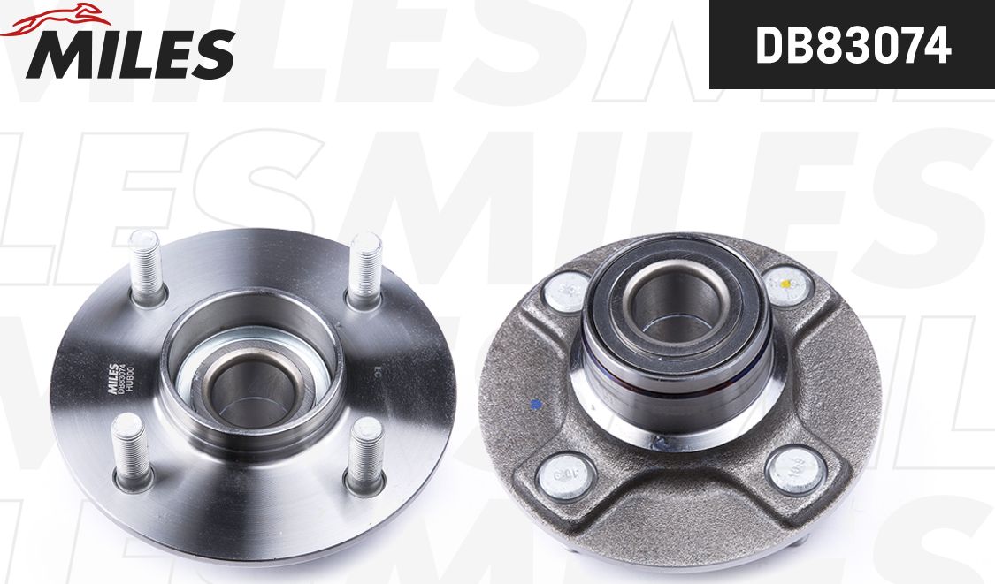 Ступица колеса с интегрированным подшипником Miles задняя правая/левая для Nissan Almera N16 2000-2006. Артикул DB83074
