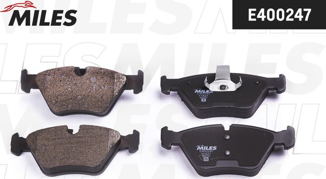 Тормозные колодки Miles (Low-Metallic). Артикул E400247