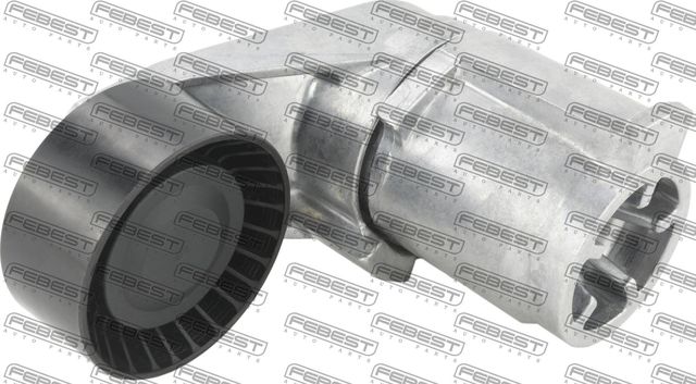 Натяжной ролик (натяжитель) приводного клинового зубчатого ремня Febest. Артикул 1990-F80