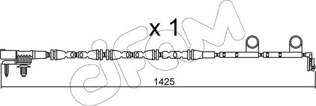 Датчик износа тормозных колодок  Metelli. Артикул SU.316
