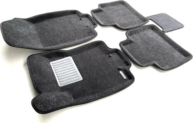 Коврики текстильные Euromat 3D Business для салона Nissan X-Trail T32 2015-2026 Темно-серые. Артикул EMC3D-003724G