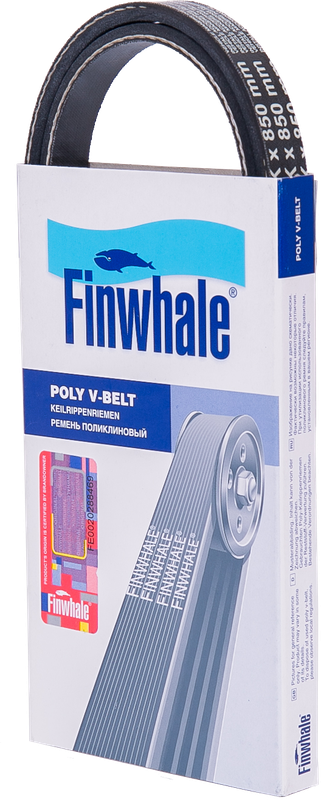 Приводной ремень поликлиновой Finwhale для Nissan Almera Tino I 2000-2006. Артикул BP4PK850