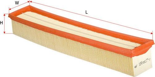 Воздушный фильтр Sakura для Mercedes-Benz C-Класс II (W203, CL203) 2000-2002. Артикул A-26230