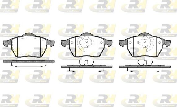 Тормозные колодки RoadHouse передние для Audi A3 I (8L) 1996-2003. Артикул 2390.01