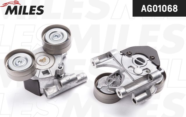 Натяжной ролик (натяжитель) приводного клинового зубчатого ремня Miles. Артикул AG01068