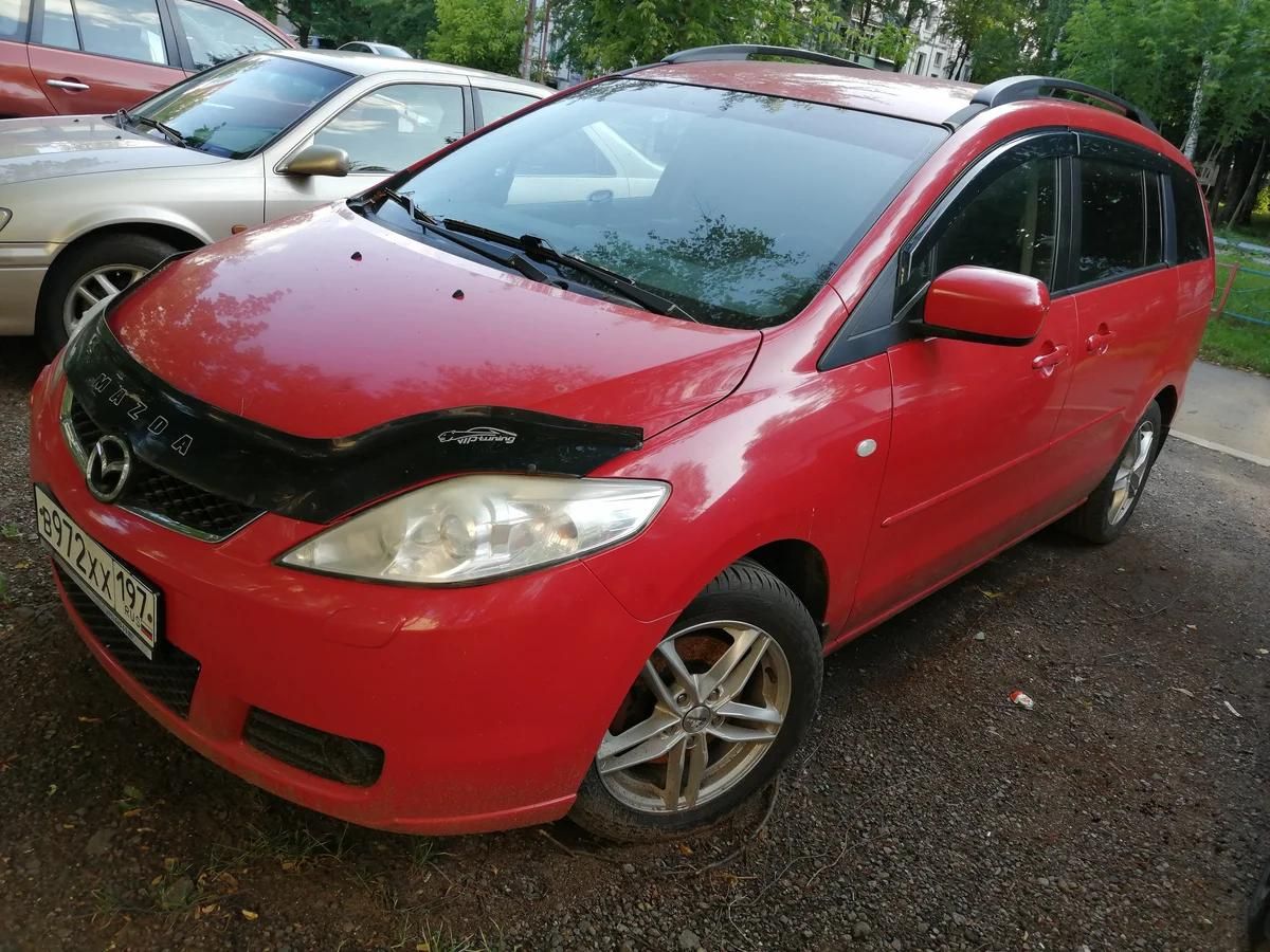 Дефлектор VT52 для капота Mazda 5 2005-2010. Артикул MZD10VT