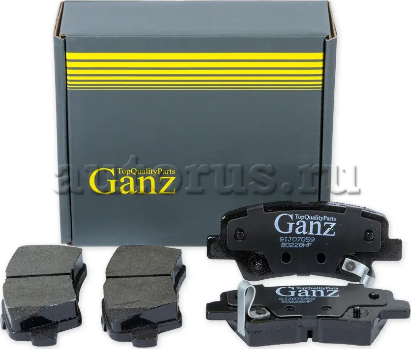 Колодки торм.зад. (Ganz). Артикул GIJ07059