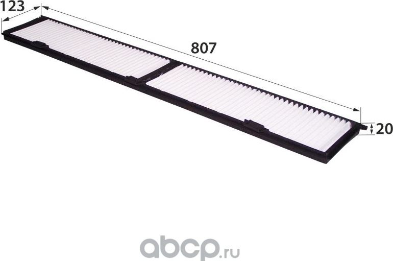 Фильтр салонный (RB-Exide). Артикул AC1009E