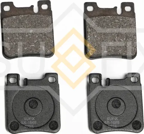 Колодки тормозные дисковые | зад прав/лев | (Sufix). Артикул SX-1668