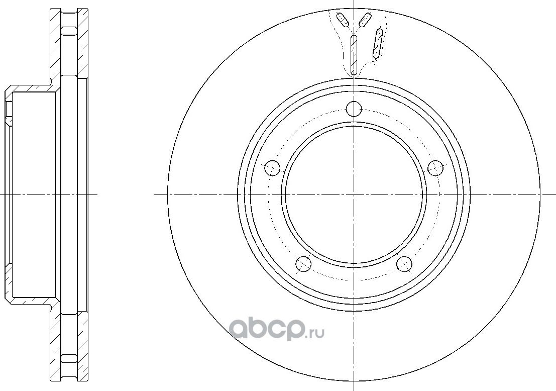 Диск тормозной (G-Brake). Артикул GR20289