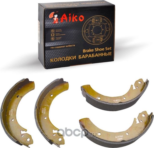 Колодки барабанные SSANGYONG Musso,Kyron,Rexton,Actyon / HYUNDAI H100,Porter (19 (Aiko). Артикул FN1879