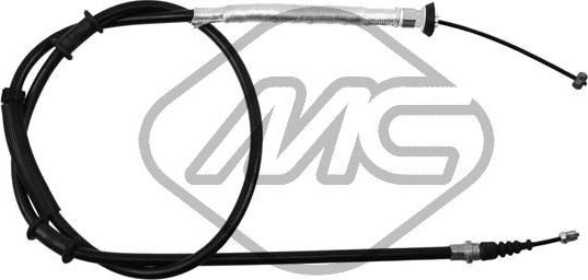 Трос ручника (тросик ручного тормоза) Metalcaucho правый для Fiat Punto III Punto 2012-2018. Артикул 81353