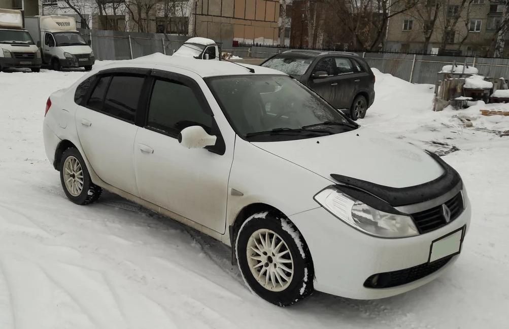 Дефлекторы Cobra Tuning для окон Renault Symbol II седан 2008-2013. Артикул R11208