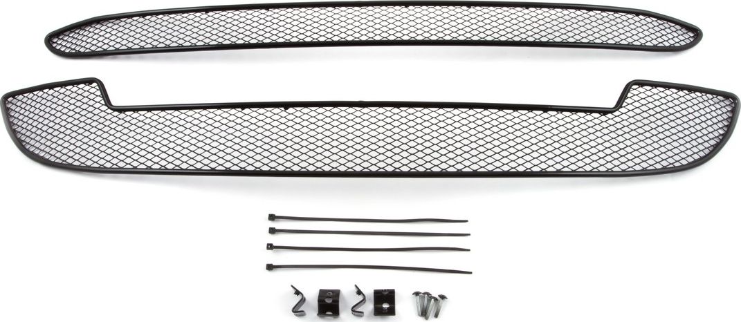 Сетка внешняя Arbori на бампер, черная 15мм (2 шт) для Lada Kalina II Cross 2015-2026. Артикул 01-550915-151