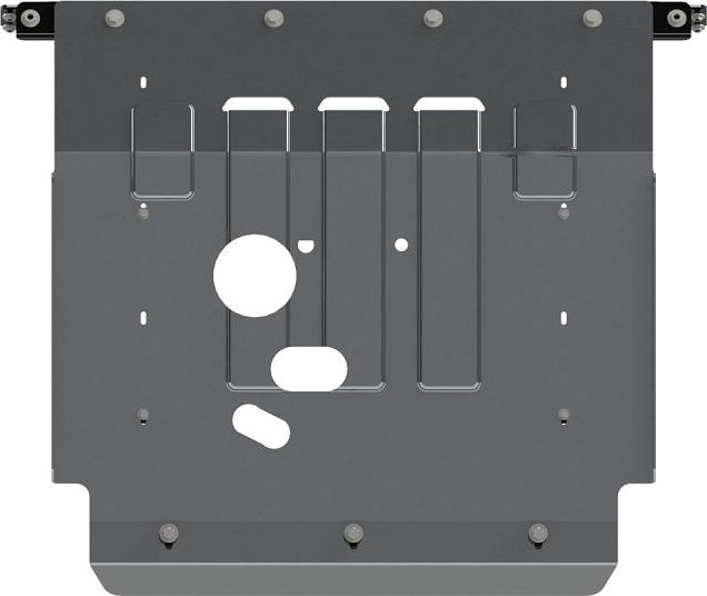 Защита алюминиевая Шериф (4 мм) для картера и КПП Peugeot Boxer 2014-2026. Артикул 17.3458