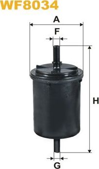 Топливный фильтр WIX Filters. Артикул WF8034