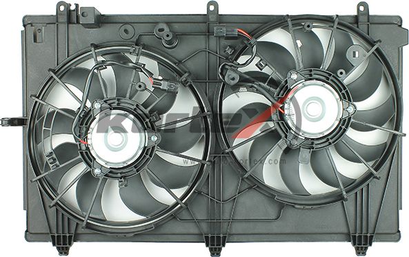 Вентилятор радиатора Mitsubishi Outlander 12- 2.0i/2.4i (2 вент) (Kortex). Артикул KFD166