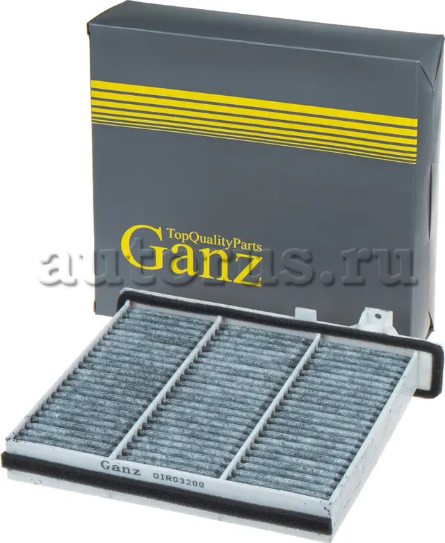 Фильтр салонный (угольный) (Ganz). Артикул GIR03200