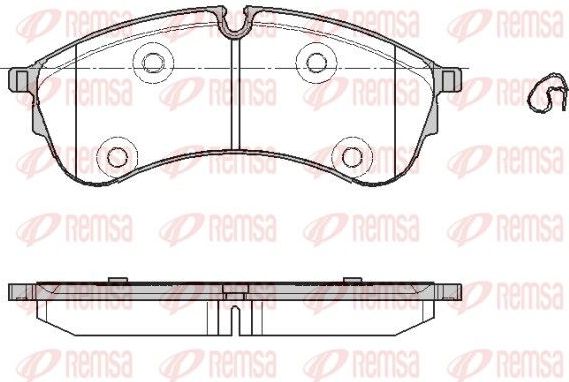 Тормозные колодки Remsa. Артикул 1847.00