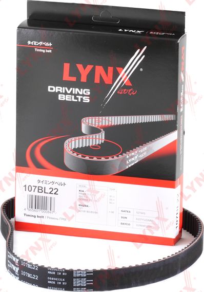 Ремень ГРМ LYNXauto. Артикул 107BL22