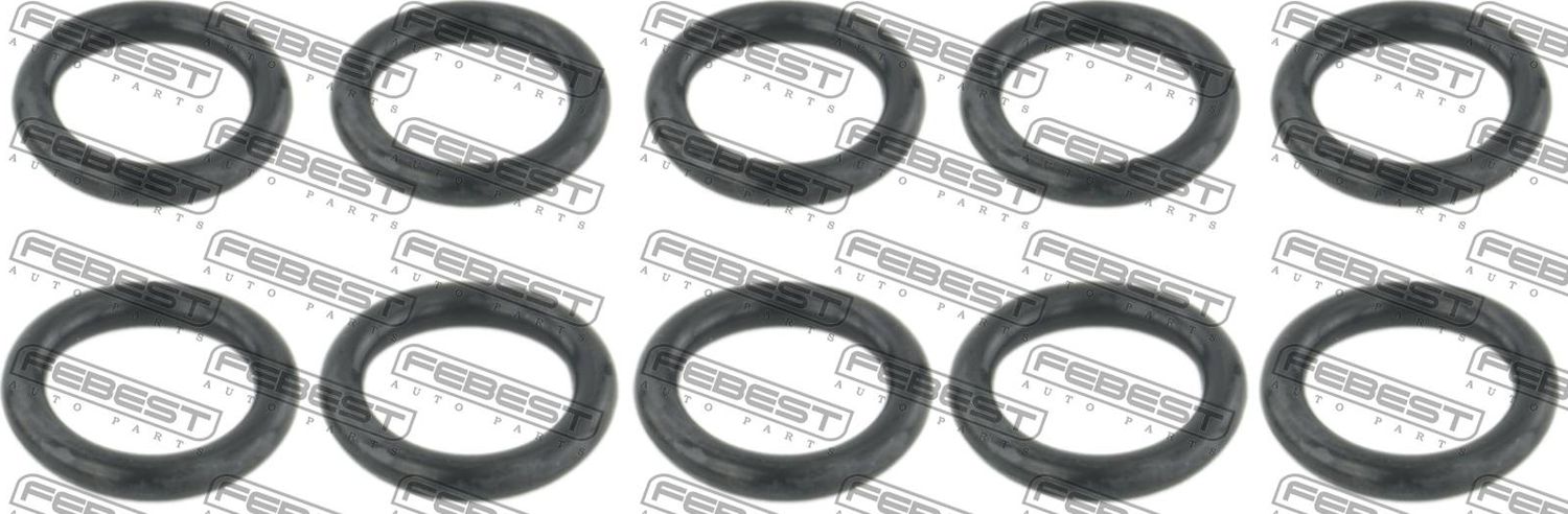 Кольцо уплотнительное трубки кондиционера pcs 10 Febest. Артикул RINGAH-023-PCS10