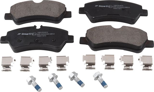 Тормозные колодки JP Group. Артикул 1563701810