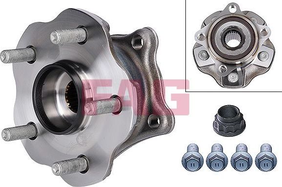 Ступица колеса с интегрированным подшипником Fag. Артикул 713 6214 80