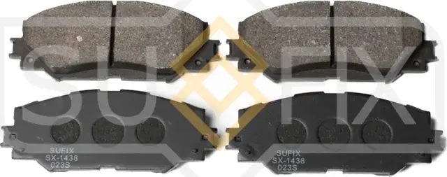 Колодки тормозные дисковые | перед прав/лев | (Sufix). Артикул SX-1438