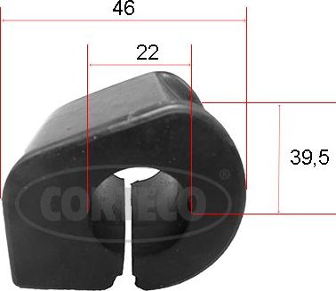 Втулка стабилизатора Corteco. Артикул 49371815