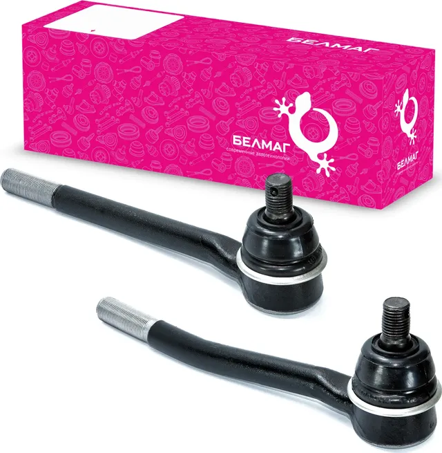 Наконечник рулевой тяги внутренний левый/правый ВАЗ-2101-2107 комплект (Belmag). Артикул BM0072