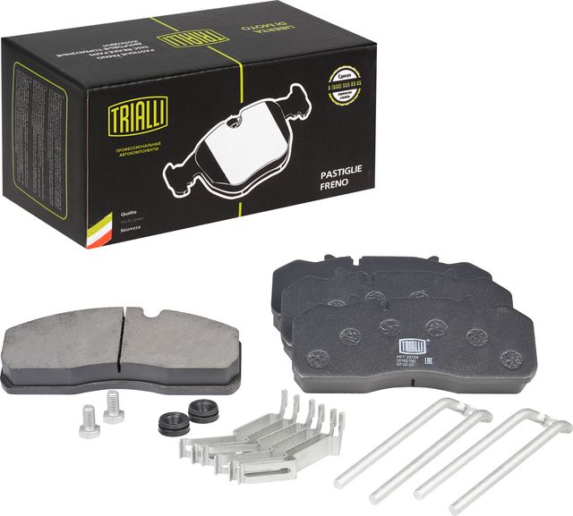 Тормозные колодки Trialli (Low-Metallic) для DAF LF 55 2001-2026. Артикул PFT 29124