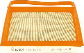 Воздушный фильтр Bosch. Артикул F 026 400 504