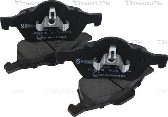 Тормозные колодки Stellox передние для Renault Twingo II 2008-2014. Артикул 973 000B-SX