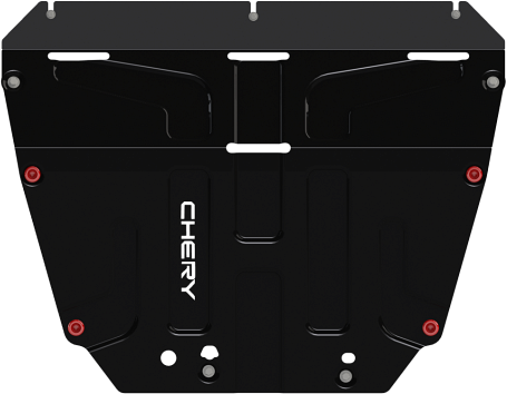 Защита Шериф (1,8 мм) для картера и КПП Chery Tiggo 4 2019-2023. Артикул 5028