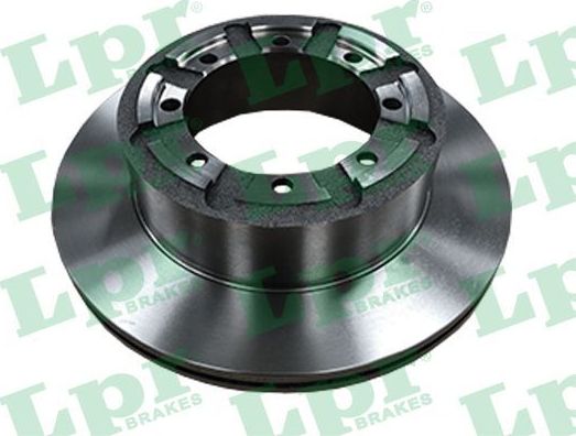 Тормозной диск LPR задний для Nissan Cabstar F24M, F24W 2006-2013. Артикул N2078V