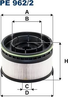 Топливный фильтр Filtron. Артикул PE 962/2