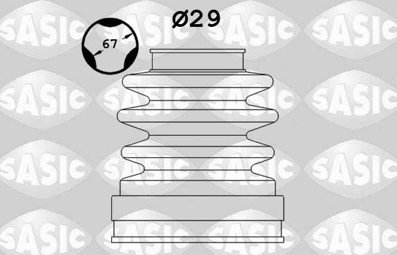 Пыльник ШРУСа внутренний Sasic для Ford Focus I 1998-2005. Артикул 1906011