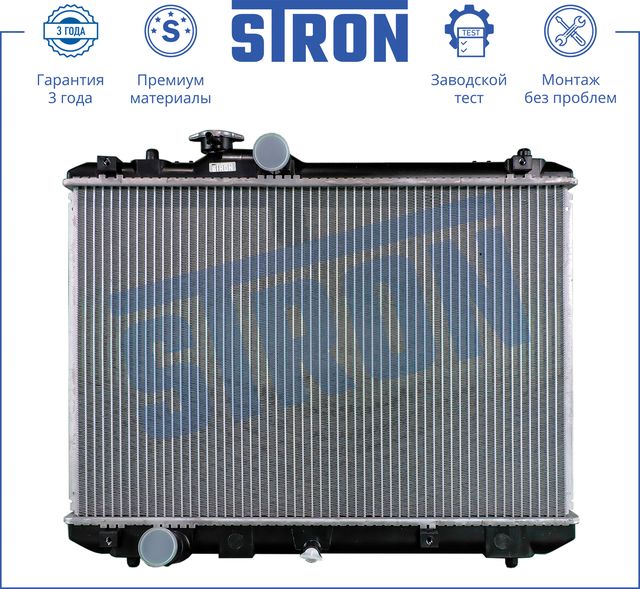 Радиатор охлаждения двигателя Stron для Suzuki Swift III 2005-2011. Артикул STR0314