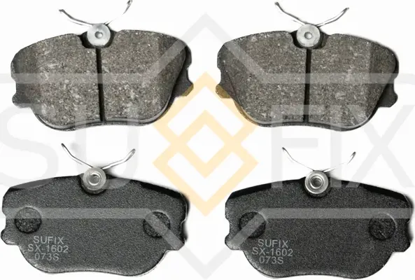 Колодки тормозные передние (Sufix). Артикул SX1602