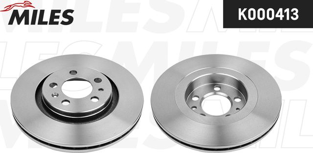 Тормозной диск Miles передний для Skoda Octavia Tour 1996-2010. Артикул K000413