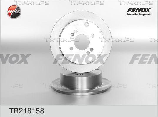 Тормозной диск Fenox задний для Kia Rio II 2005-2011. Артикул TB218158