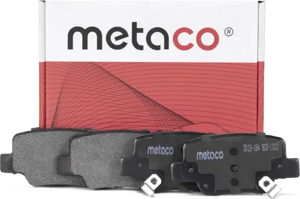Колодки тормозные задние дисковые к-кт (Metaco). Артикул 3010164