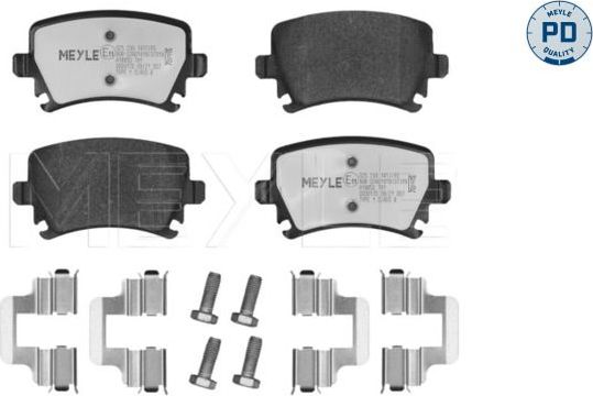 Тормозные колодки Meyle PD. Артикул 025 239 1417/PD