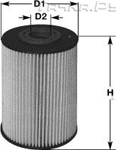 Топливный фильтр Clean Filters для Volvo V70 III 2007-2016. Артикул MG1663