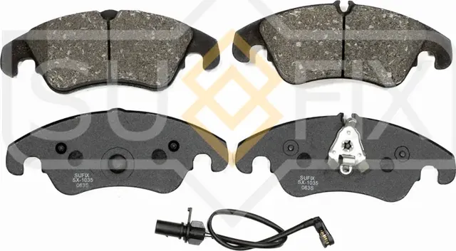 Колодки дисковые тормозные передние правые/левые AUDI A6 Allroad C7 (4GH, 4GJ) 2 (Sufix). Артикул SX1035