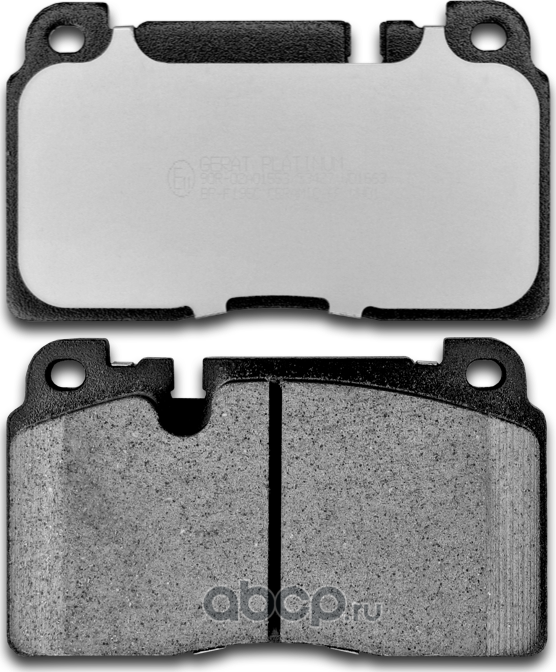 Тормозные колодки Gerat BP-F195C (передние) Ceramic Gerat. Артикул BPF195C