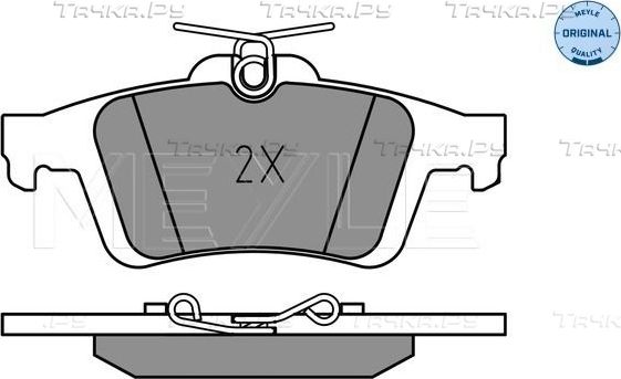 Тормозные колодки Meyle Original задние для Ford C-MAX I 2003-2010. Артикул 025 241 3717