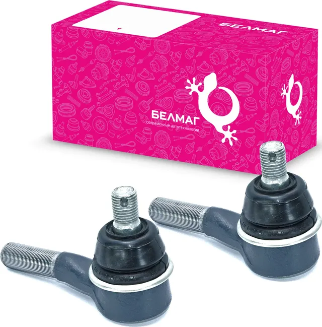 Наконечник рулевой тяги ВАЗ 2101-07 наруж. (к-т 2 шт.) Комфорт Белмаг (Belmag). Артикул BM0706